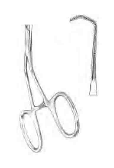 DE BAKEY-CASTANEDA TİTANYUM MİKRO VASKULER KLEMP  (C) 12 CM